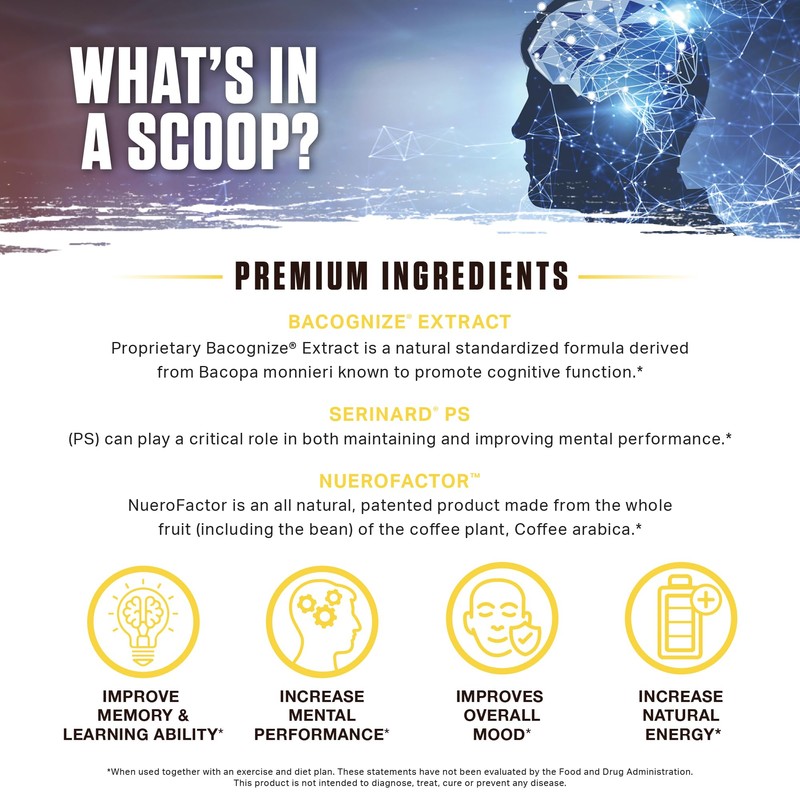 Ambrosia Mental Jewels Powder - Cognitive Enhancer | Increase Memory,