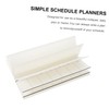 FUNOMOCYA 5pcs Business Notebooks for Management Simple Schedule Planning Memo