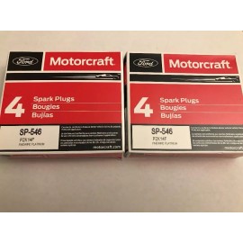 OEM SET OF 8 GENUINE OEM FORD MOTORCRAFT SP-546 SAME SP-515  SPARK PLugs  PZK14F