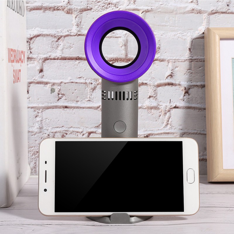 Non Blade Fan Mini Handheld Portable USB Rechargeable Fan Fourth