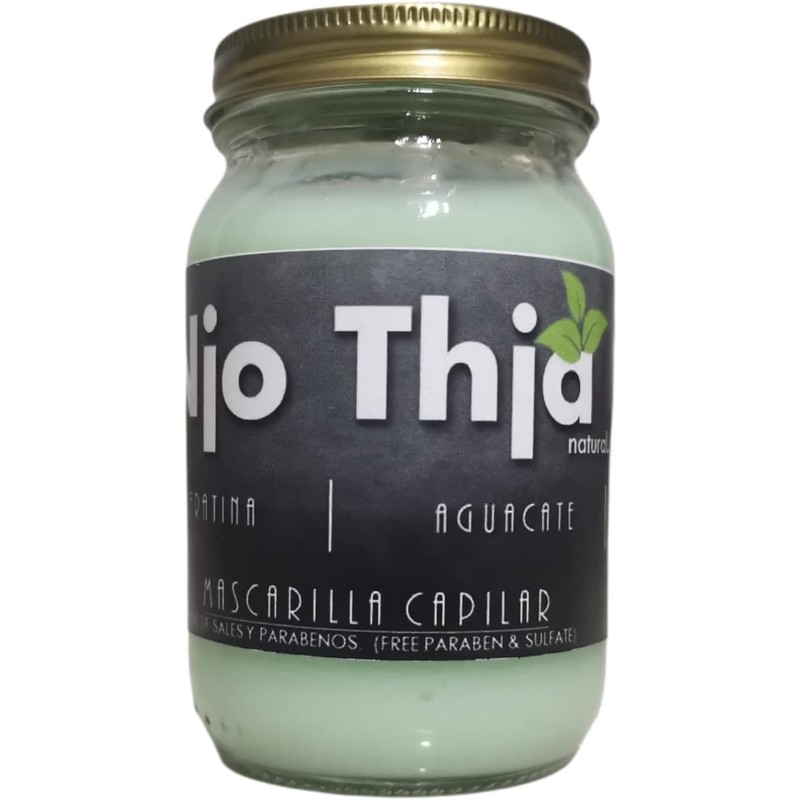 Mascarilla Capilar con Seda Hidrolizada, Keratina, Coco y Aguacate