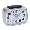 Atlanta Quartz alarm clock without ticking, creeping second light, snooze,
