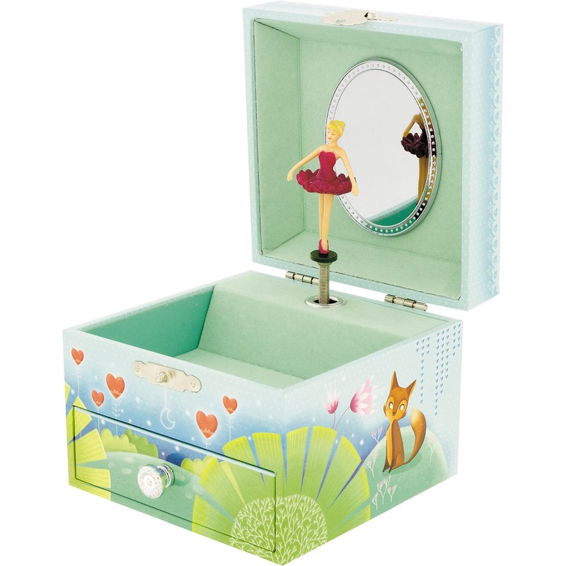 Ulysse 9513 Musik Schmuckdose Fox