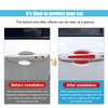 GLSOWEE 8PCS Carbon Fiber Car Door Handle Cup Scratch Protectors,