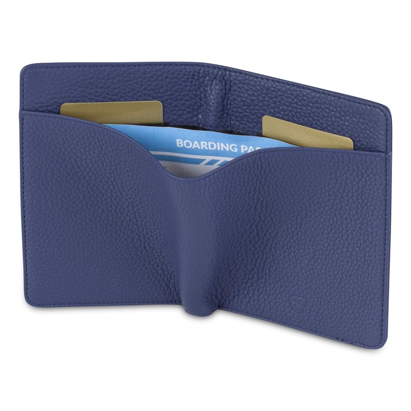 Vaultskin KENSINGTON - Cartera para Pasaporte Minimalista de Cuero con