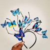 Spenlly Butterfly Fascinator Headband Monarch Festival Wedding Tea Party Headpiece