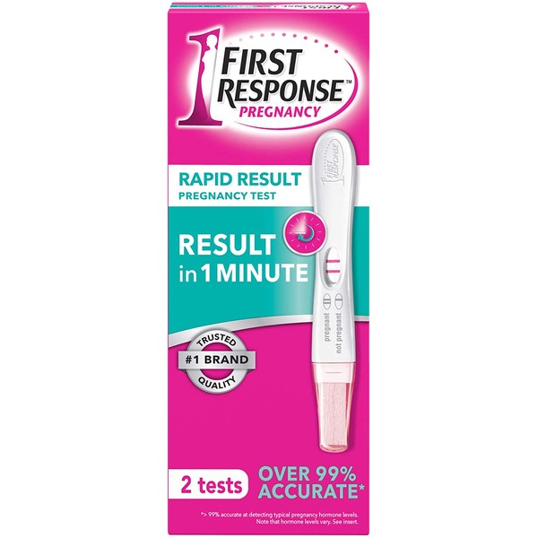 FIRST RESPONSE First Response Rapid Result Pregnancy Test, Pack 2 Count