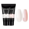 ROSALIND Poly Nail Gel 2 Farben WeiÃ Pink Gel mit