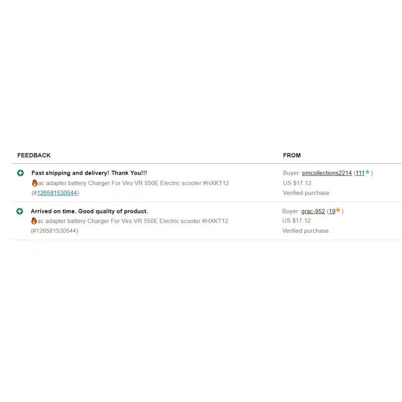 coming data 🔥ac adapter battery Charger For Viro VR 550E