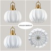 Globe Imitation Silk Pendant Light, 11.8 Inch white bubble lantern