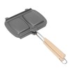 Double Sided Frying Pan Fast Heat Conduction Evenly Heated Detachable