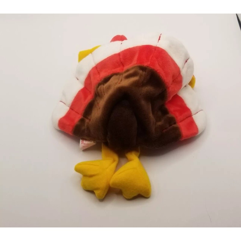 Ty Vintage Retired 1996 TY Beanie Baby Gobbles The Turkey