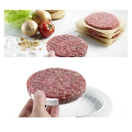 Burger Press Burger Mould DIY Non-Stick Burger Press Mould Filled Burger Press Kit Rice Ball Mould Minced Meat Smasher Gadget for Stuffed Burger Slider BBQ Barbecue Grilling