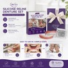 Temporary Cosmetic Denture Set for Adults – Soft Upper &