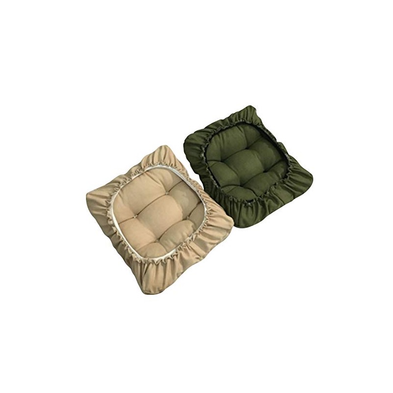 TINTON LIFE Padded Rectangle Bar Stool Cover Cushion with Elastic