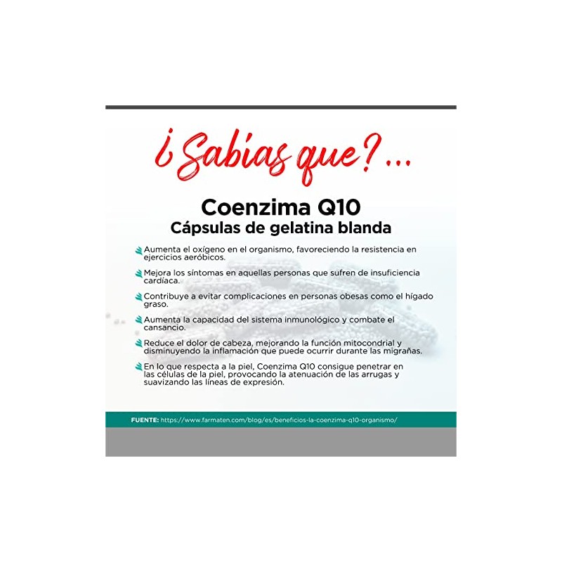 COENZIMA Q-10 c/30 capsulas softgel TECNONATURA7503010997733