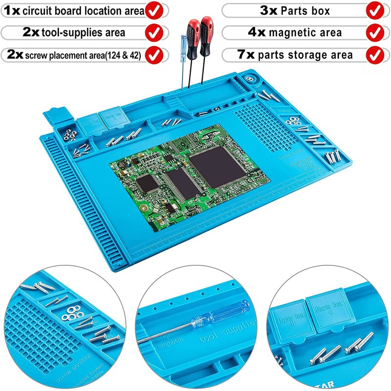 CLICK HELP Matte 30 cm x 45 cm aus antistatischem