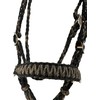 pony bridle and side pull hackamore black and camo