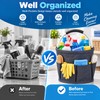 17L Cleaning Caddy for Home Organization – Foldable Oxford Storage