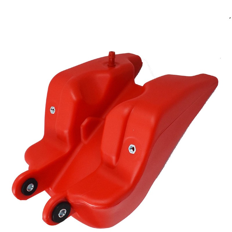 WFLNHB Red PW50 Plastics Kit Motorcycle Plastic Mudguard Body Seat