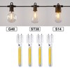 4 Pcs LED Edison Bulb Filament, 1W Bulb Replacement Spare