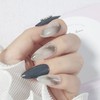 Lunar Frame Handmade Nail Tips - Short Oval / Lunar
