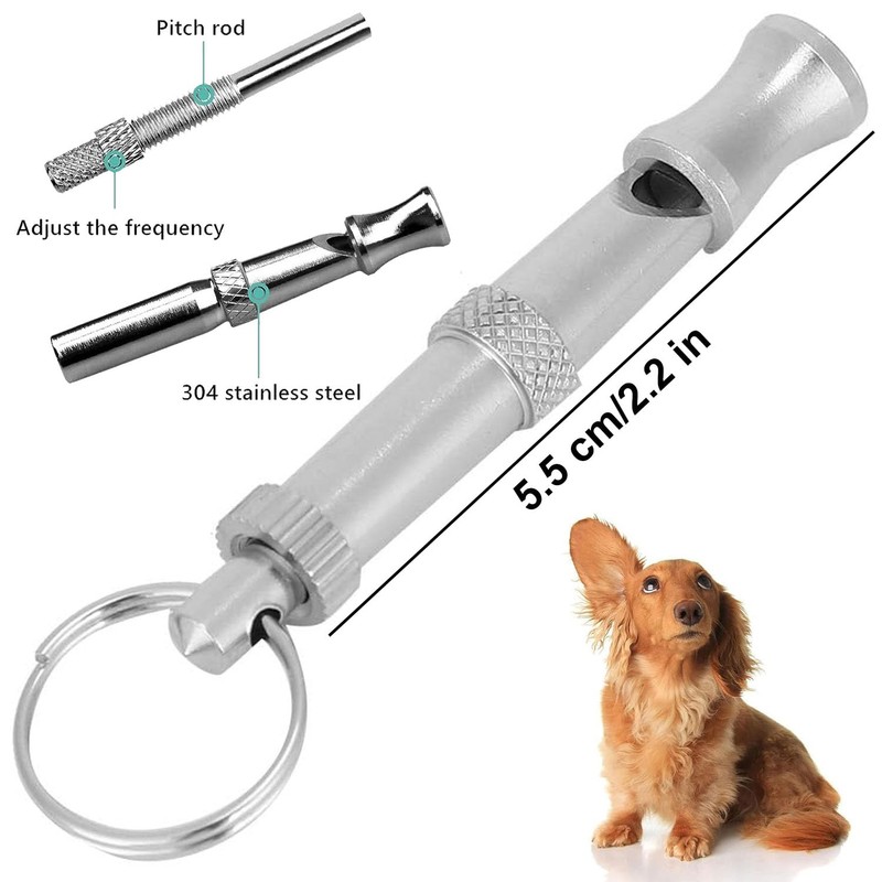 4 Pack Dog Training Whistle, Adjustable Ultrasonic Silent Dog Whistle,