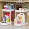 Ukeetap 2 Pack Multi-Purpose Pull-Out Storage Organizers, Under Sink Organizers
