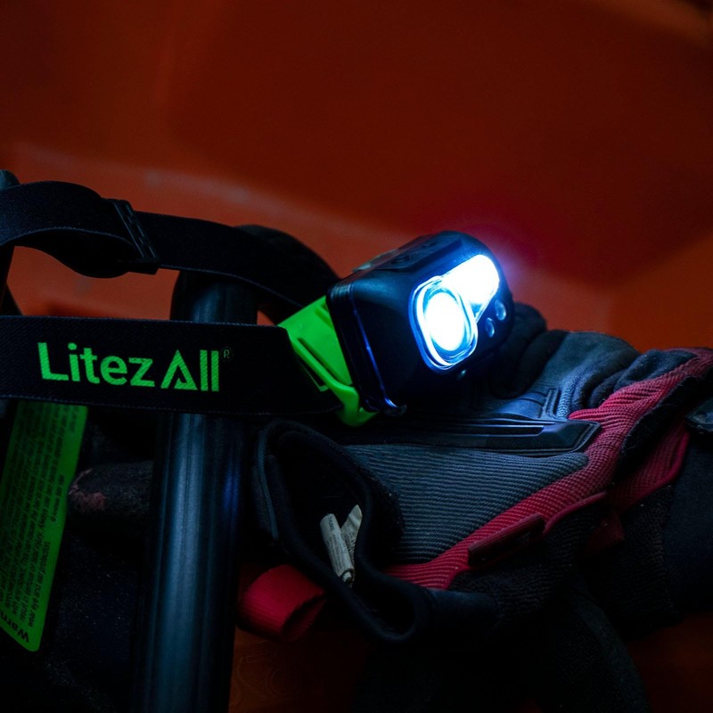 LitezAll 24754 Nearly Invincible™ Rechargeable Head Lamp