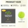 SPORTIC 4 PCS Tennis Balls,High Bounce Practice Tennis Balls with
