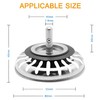 Misbroz Kitchen Sink Plug Strainer-Rust Proof Universal Sink Drainer Stopper-