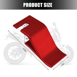 TNAIYH Motorcycle Tire Installation Assitance Tool Holder Hook, Aluminum Alloy Off-Road Tyre Removal Changer Tool, Motorbike Wheel Install Bead Hook, Fit for Dirt Bike Motorcross Scooter (Red)