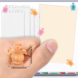 Wanmu 10pcs Sea Turtle Fridge Magnets, 3D Cute Refrigerator Magnets, Decorative Kitchen Office Whiteboard Locker Decor