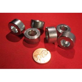 Basic Zinc Plate Steel Spacer, NO.3/8" Screw, 3/4" OD x .380" ID x 3/8" Length, 6pc