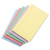 Index Cards 4 x 6 Blue/Salmon/Green/Cherry/Canary 100/Pack