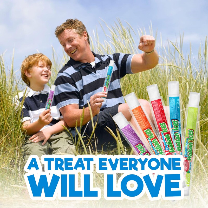 Clear Italian Ice Freeze Pops, 10 Count Freeze Pops Bulk