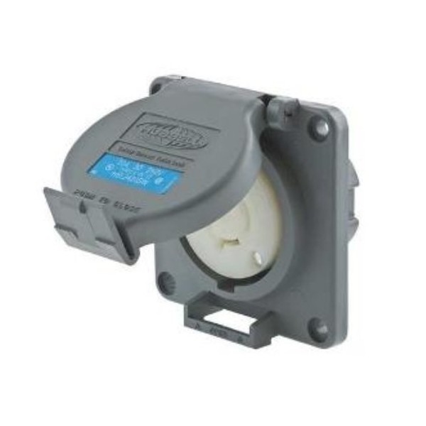 Locking Devices, Twist-Lock, Watertight Safety Shroud, Receptacle 20A 3-Phase Delta