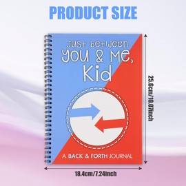 Lechisenop You And Me Kid Journal - Activity Back And Forth Journal Create A Meaningful Dialogue - Just Between You And Me - Communication Book For Strong Relationship Between Parents And Kids