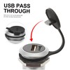 iplusmile USB Charging Station Flush Mount USB Port Pass Through