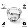 9Pcs 9-Hole Borosilicate Glass Bowl Screens for Pipe, Heat-Resistant