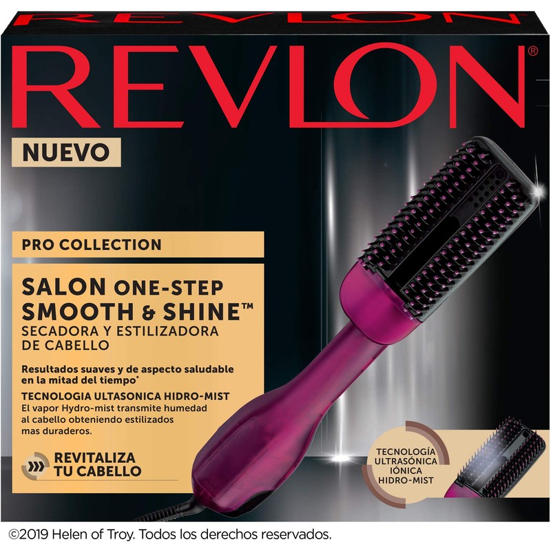 Cepillo Revlon Salon con tecnología Hidro-Mist para secar y estilizar