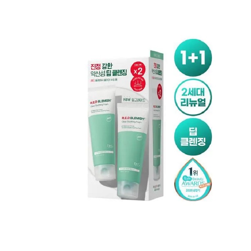 Dr.G Mildly Acidic Red Blemish Clear Soothing Foam Project (150ml+150ml)