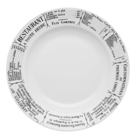 Pillivuyt Brasserie Plate, 10.5"