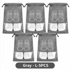 Non-Woven Shoe Storage Bags for Travel & Closet Organization –