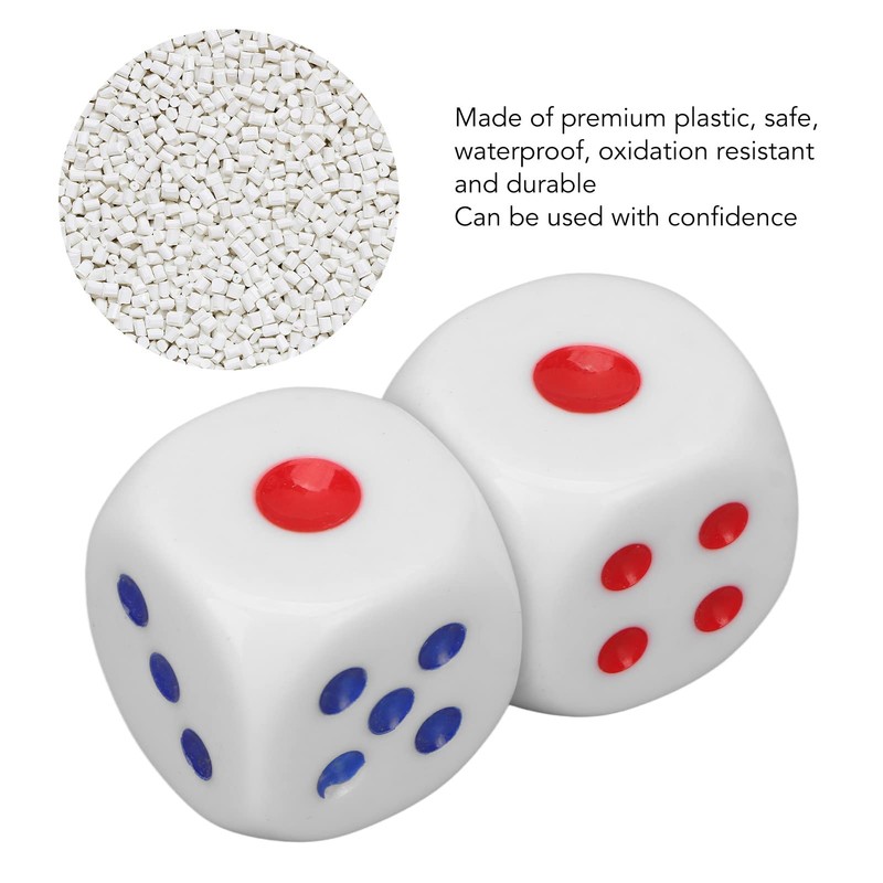 QANYEGN 10Pcs 6 Sided Dice Set, Game Bulk Dices, Table
