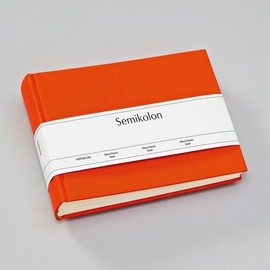 Album S orange +++ 40 sheets photo mounting board and glassine sheet protectors +++ PHOTO- AND SCRAPBOOK +++ Quality made by Semikolon