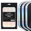 Amoswiz Pickleball Edge Guard Tape, Laser Silver Pickleball Protection Tapes