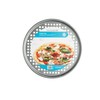 KitchenCraft Perforated Pizza Pan / Crisper, Carbon Steel, 33 cm