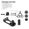 TOTMOX 3 in 1 Bicycle Computer Mount Holder Headlight Clamp