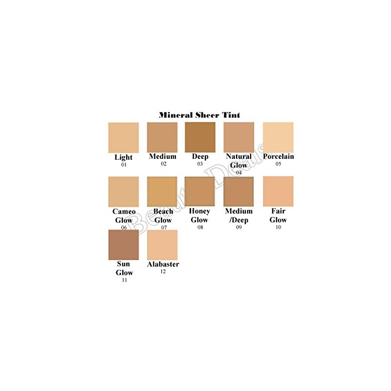 Beauty Deals Mineral Sheer Tint SPF 20 Tinted Moisturizer (Porcelain)